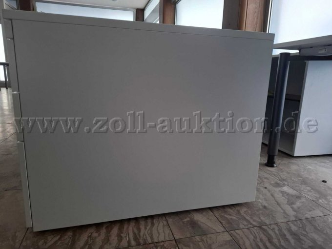 Seitansicht Rollcontainer, 4 Fächer, abschließbar