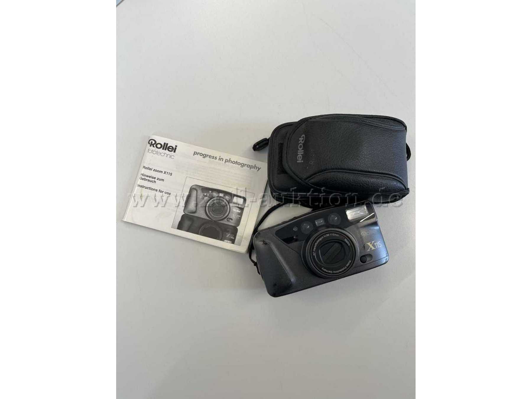 Rollei X115 Zoom - Kamera mit Tasche