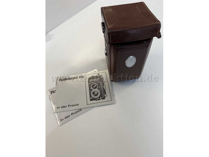 Rolleifkex Kamera mit Tasche und Broschüren