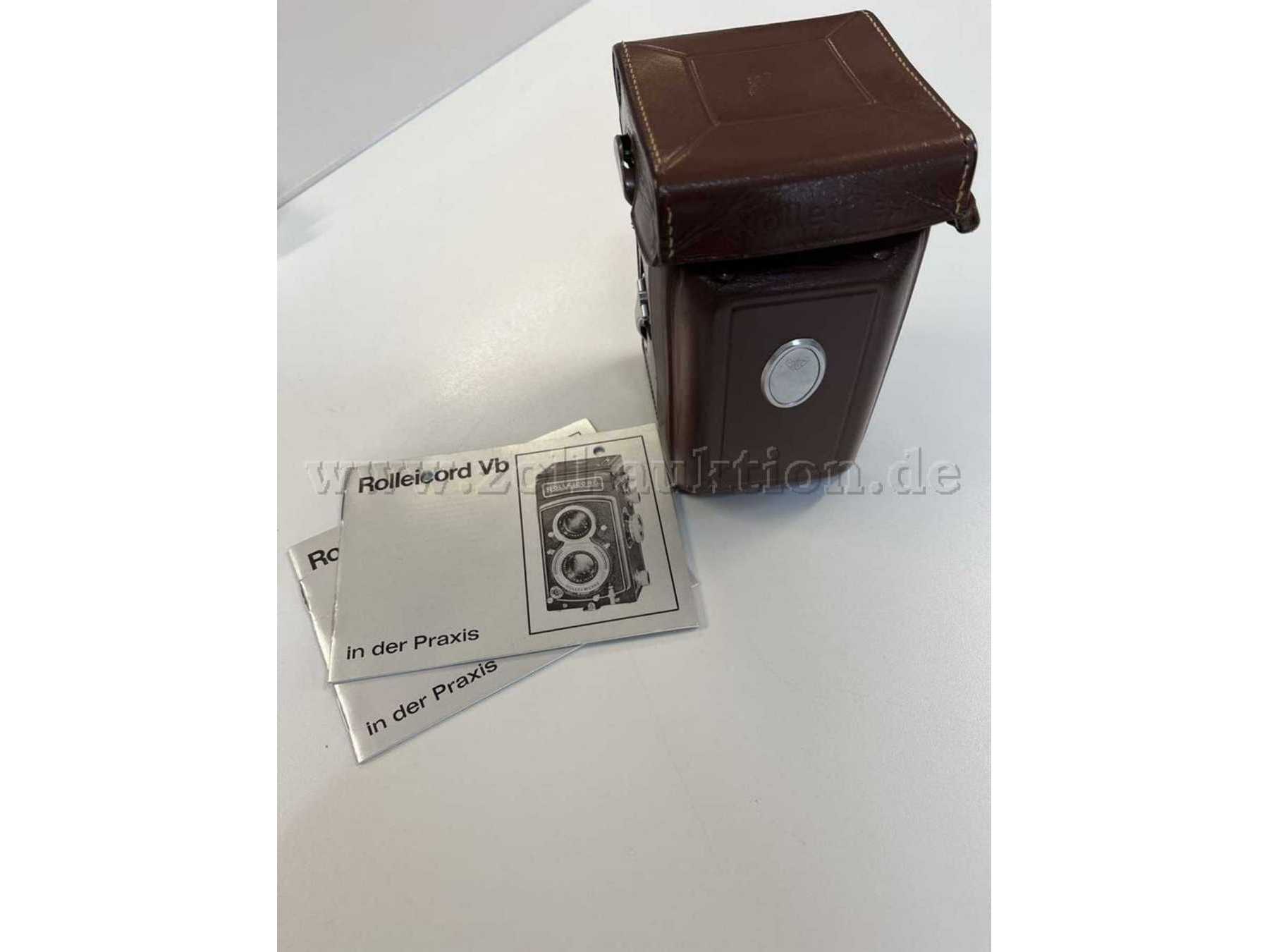 Rolleifkex Kamera mit Tasche und Broschüren