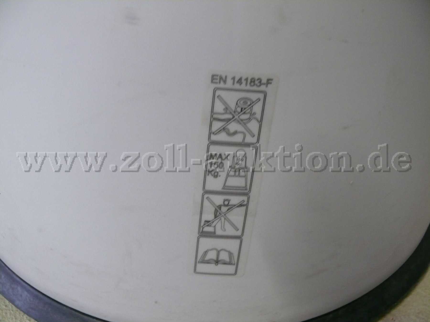 Warnsymbole Seitliche Ansicht