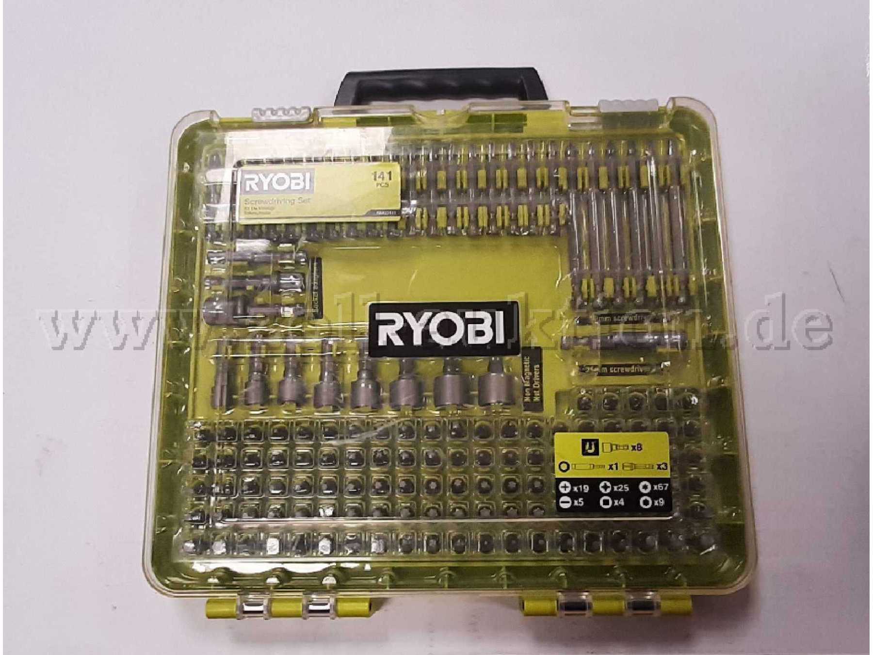 141-teiliges Schraubset Ryobi