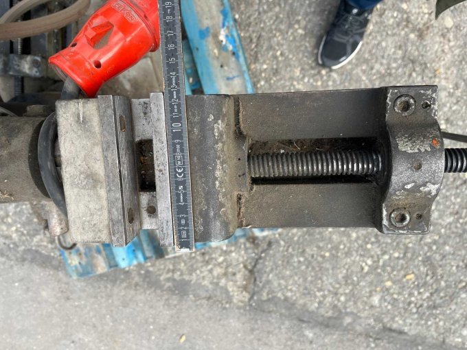 Maschinenschraubstock klein