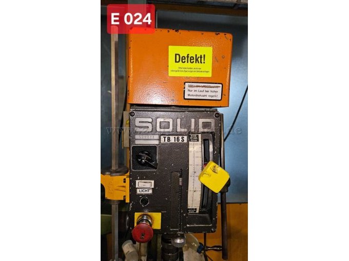 Ständerbohrmaschine SOLID TB 16S Ansicht von vorne