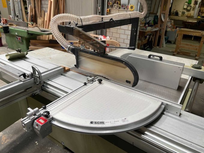 SCM Formatkreissäge SI 3800 N Gehrungsanschlag