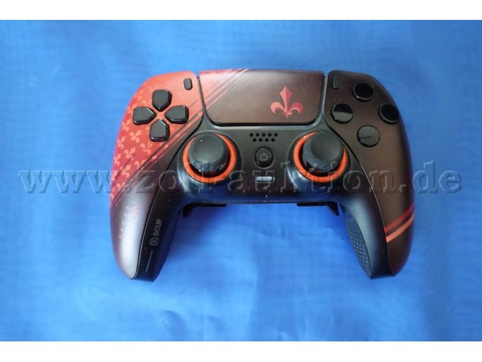 1 SCUF Reflex FPS Controller für PS5 im spezielles Vegas Legion Design in Rot und Schwarz