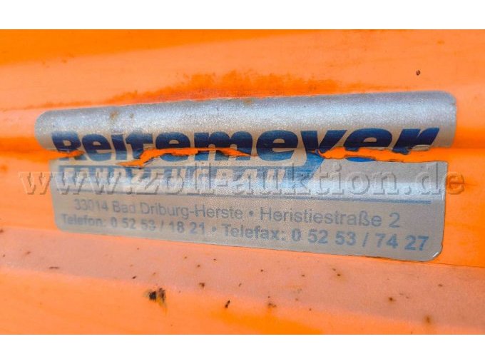 SDAH Kipper Typenschild Hersteller