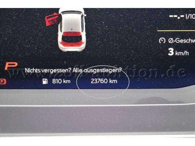 Kombiinstrument / Kilometerstand