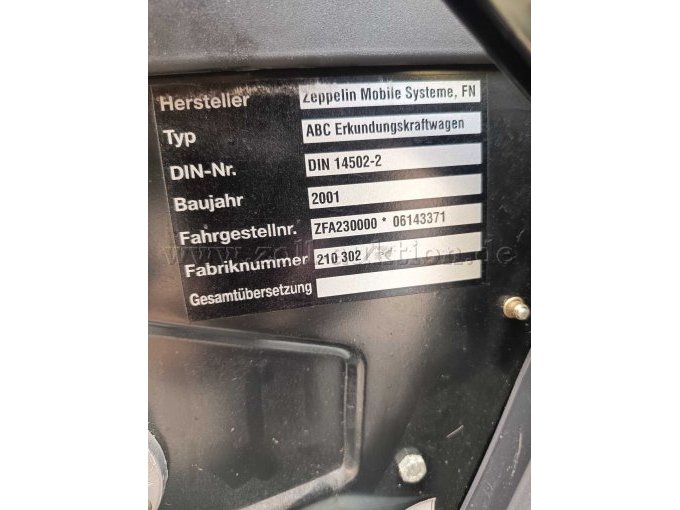 Fahrzeug Daten