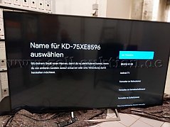 Frontbild- Einleitungsbildschirm