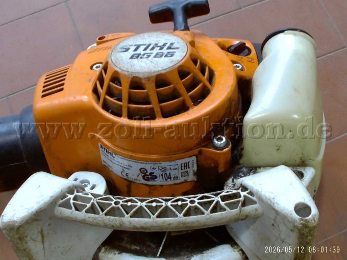 Stihl Blasgerät BG 86
Typenschild