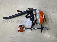 Übersichtsaufnahme Blasgerät und Kombimotor