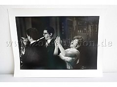 Brenda Lee lachend auf der Bühne im Star Club in Hamburg August 1963