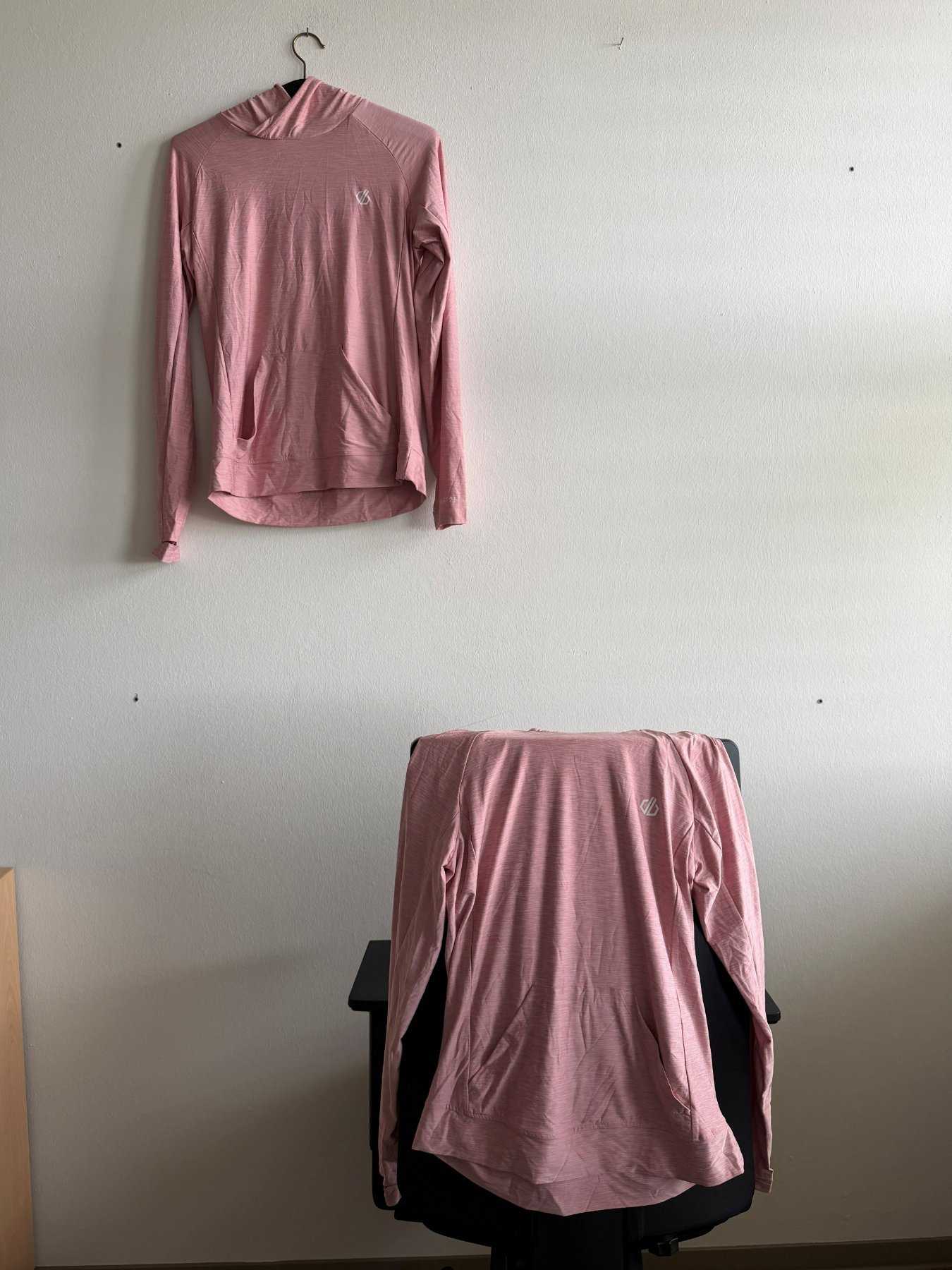 1 SaPo original Dare 2B Sprint City Hoodie, sizes 34 + 36, powder pink, new, 2 pcs