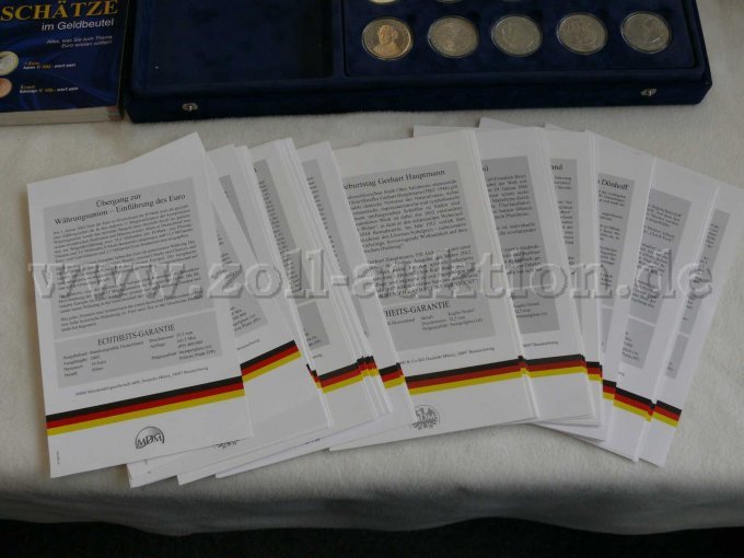 Münzkarten / Echtheitsgarantie