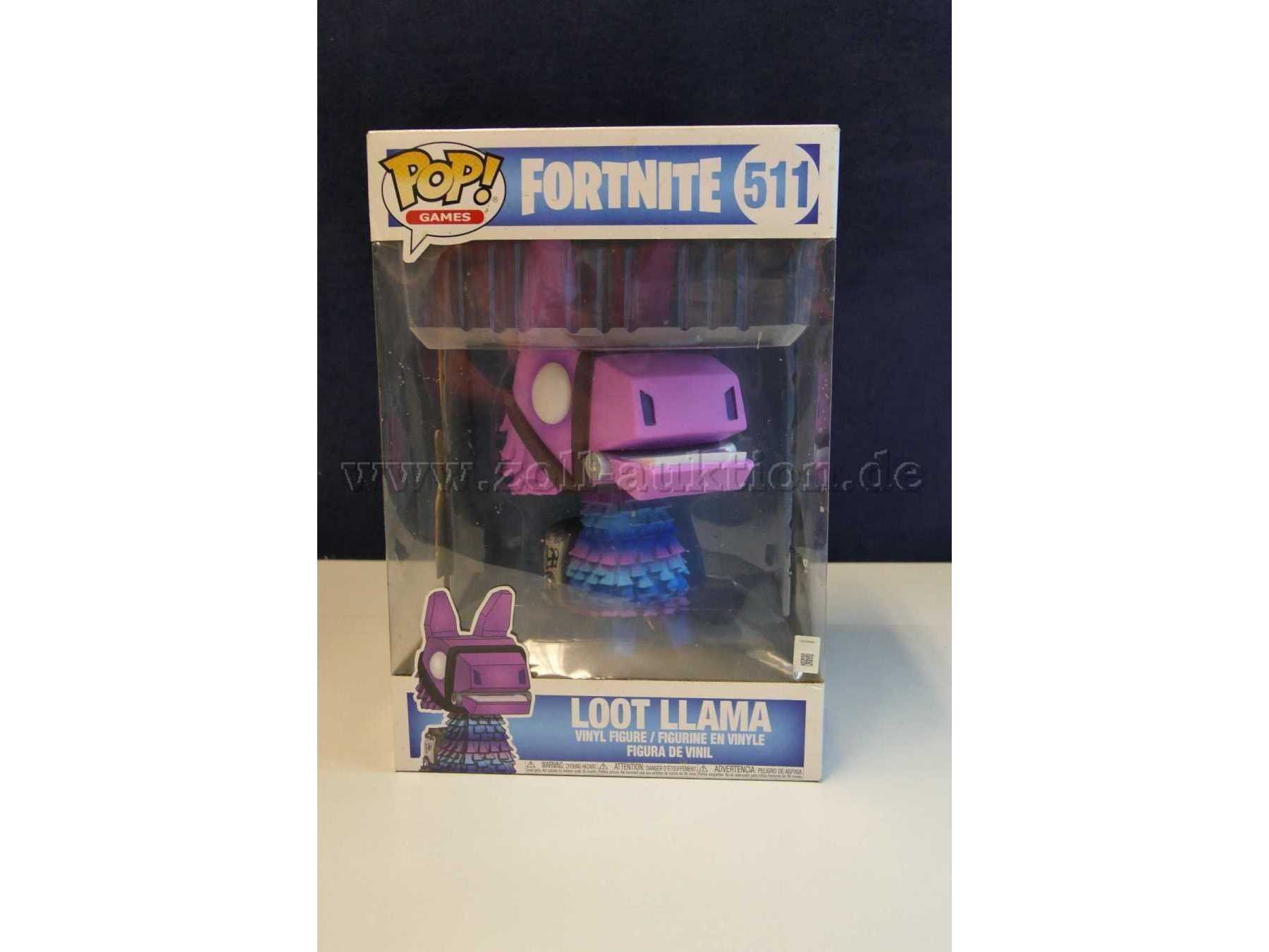 Funko Pop Fortnite Nr. 511 "Loot Llama" in OVP Ansicht von vorne