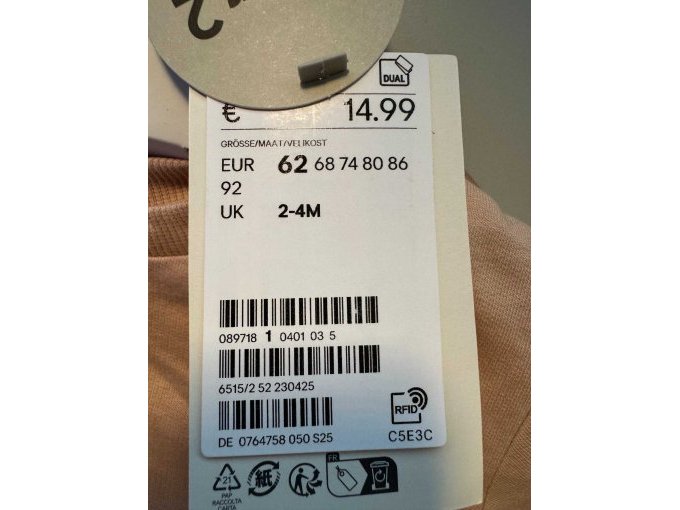 2er Pack Langarmshirts rosa Preis