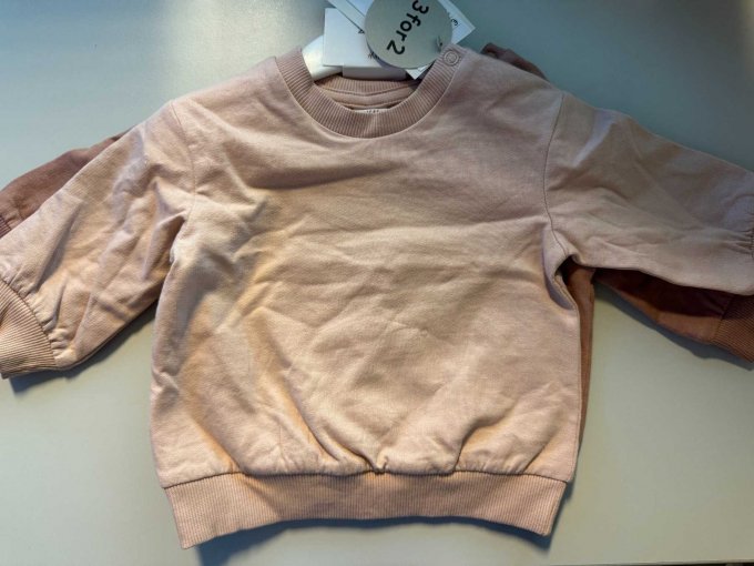 2er Pack Langarmshirts rosa