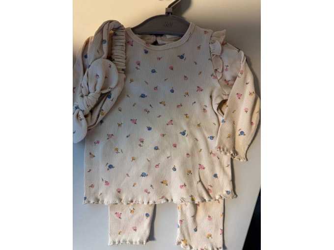 3er Set Blumen Oberteil