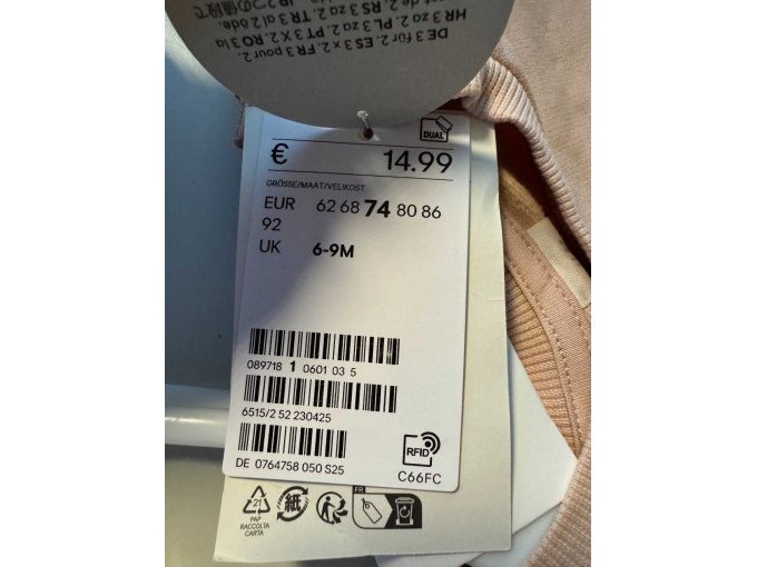 2er Pack Langarmshirts rosa Preis