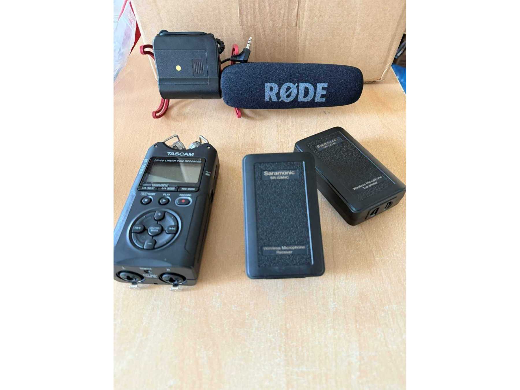 Rode Richtrohrmicro, Reciever, Digitalrecorder