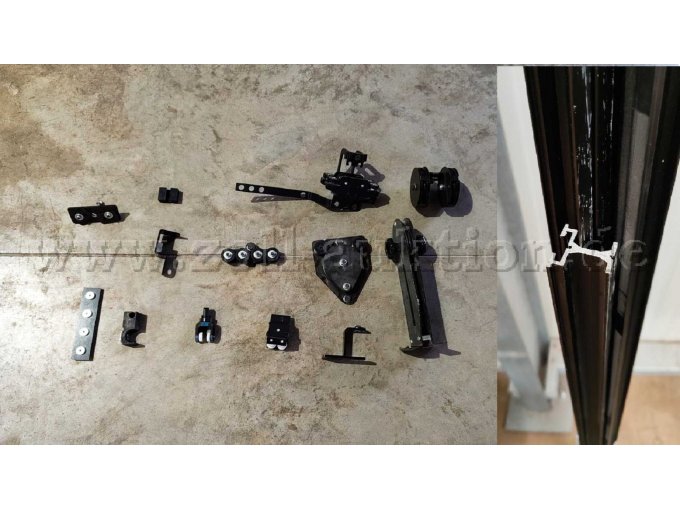 Konvolut Gerriets Trumpf95 Vorhangschiene Ges.21lfm + Zubehör