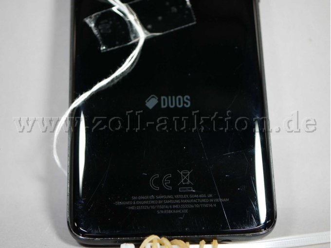 Rückseite Handy mit Kratzer