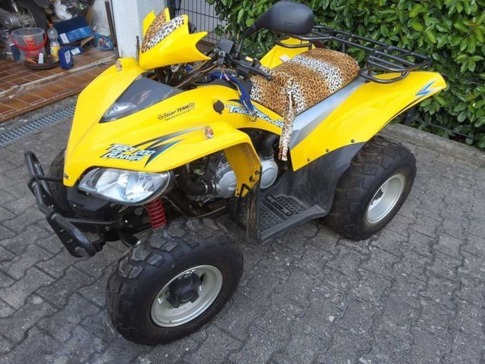 1 San Yang Quad Modell UA18A – kavel bij Zoll-Auktion, Eschelbronn
