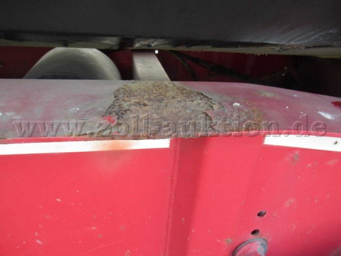 Roststelle und Lackabplatzer Rahmen