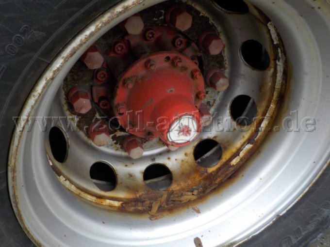 Detailbild Korrosion an Felgen