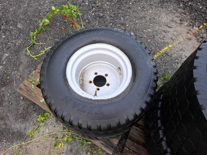 Vorderreifen von Oben