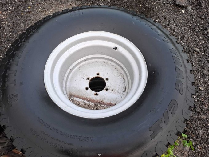 Hinterreifen von Oben