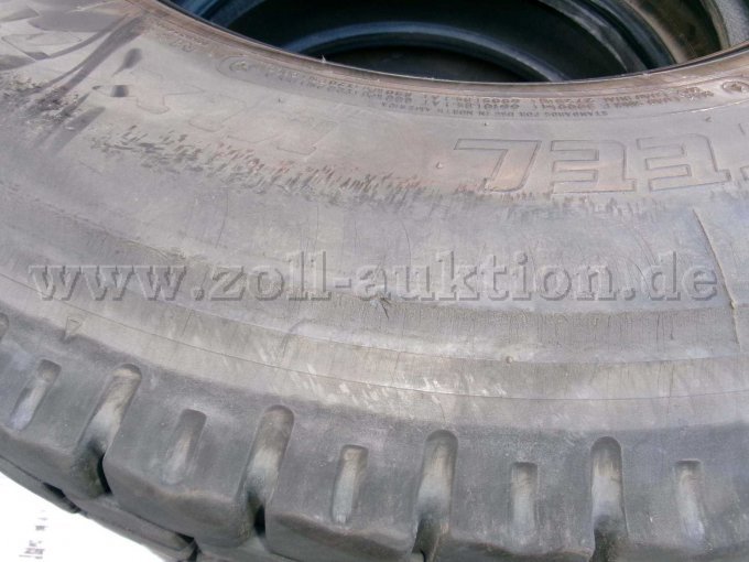 1 Satz Reifen 6 Stück Bridgestone in 11R 22.5- Typ MLX 716 – foto 5 – kavel bij Zoll-Auktion, Cuxhaven
