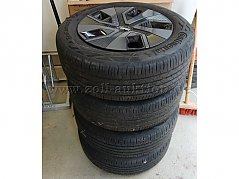 4 Sommerräder auf Stahlfelge, Marke Continental