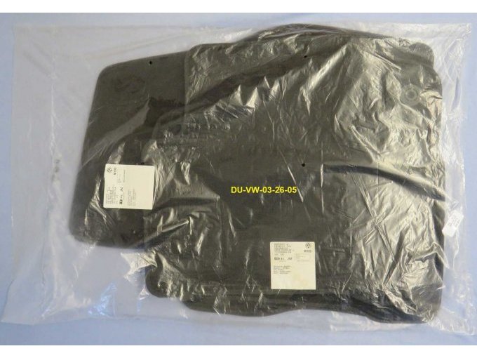 Textilfußmatten für VW Touran (4er Set) Rückseite