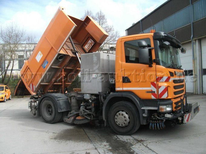 Ansicht Behälter aufgekippt