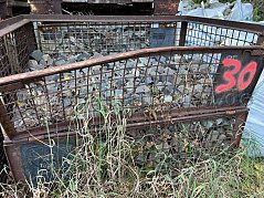Grauwacke Gitterbox 30
