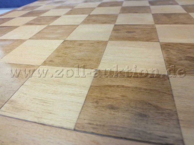 Detailaufnahme Schachbrett von oben