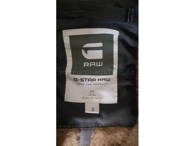 Detailansicht Herstelleretikett