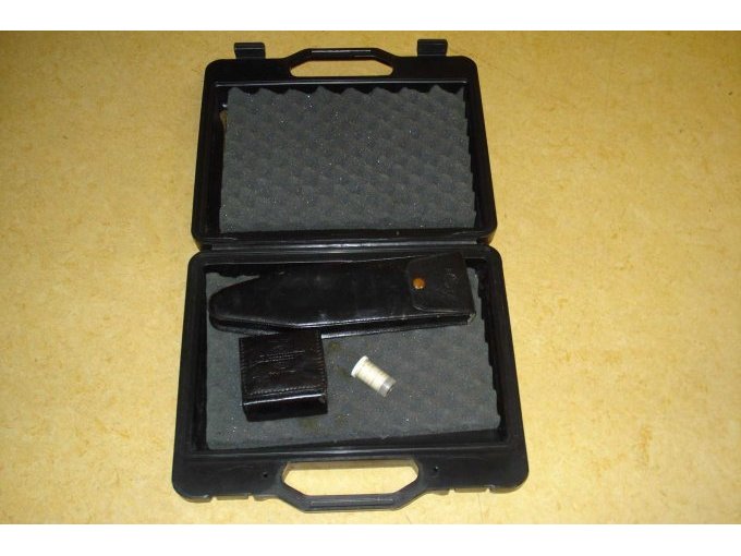 Der Koffer des Schallpegelmessgerätes und des Kallibrators.