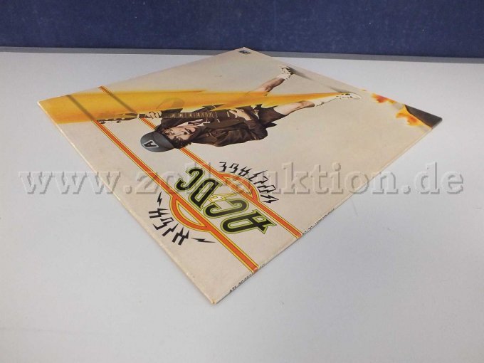 Seitliche Ansicht der LP liegend von links mit Beschädigungen