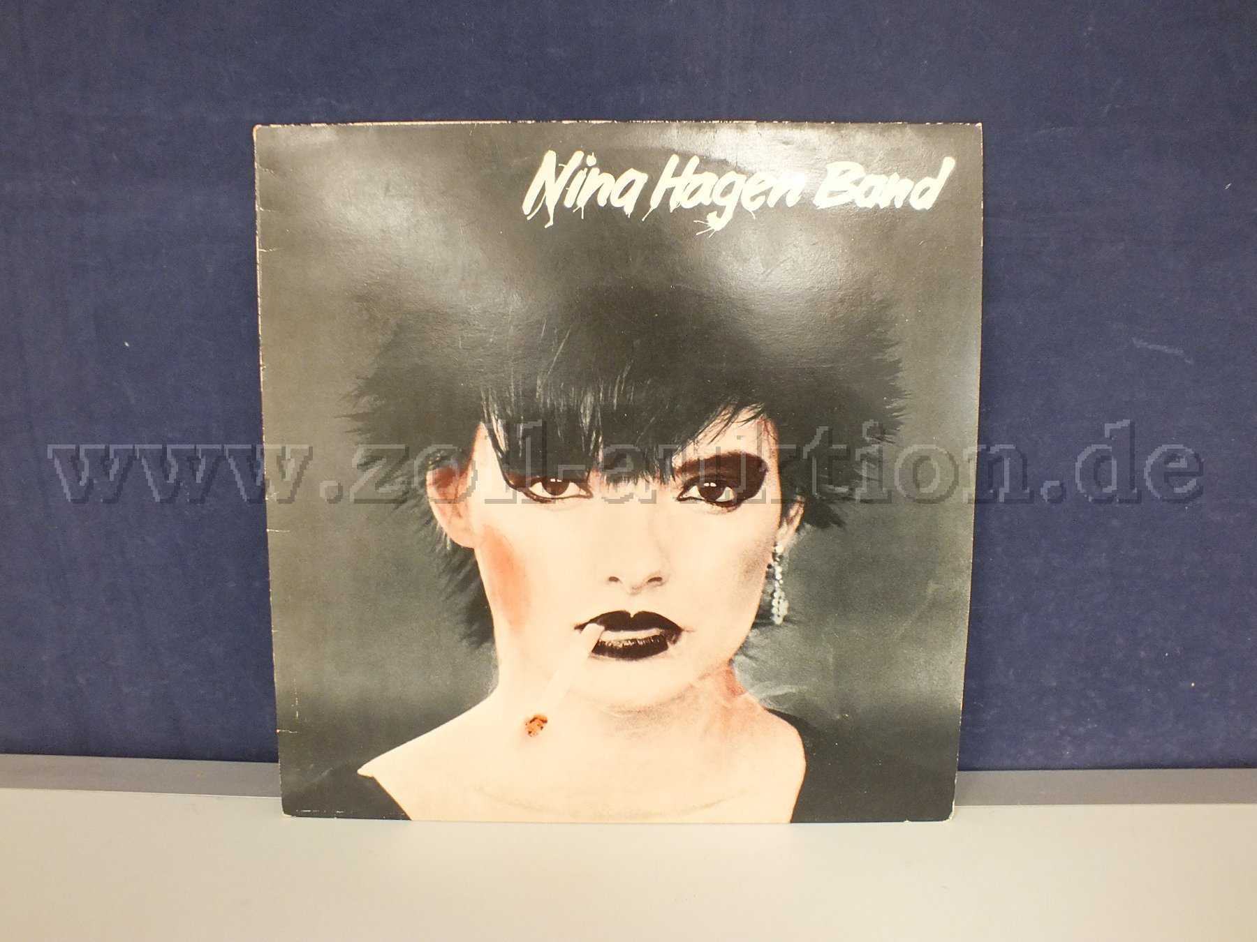 Gesamtansicht der LP Nina Hagen Band, mit Beschädigungen