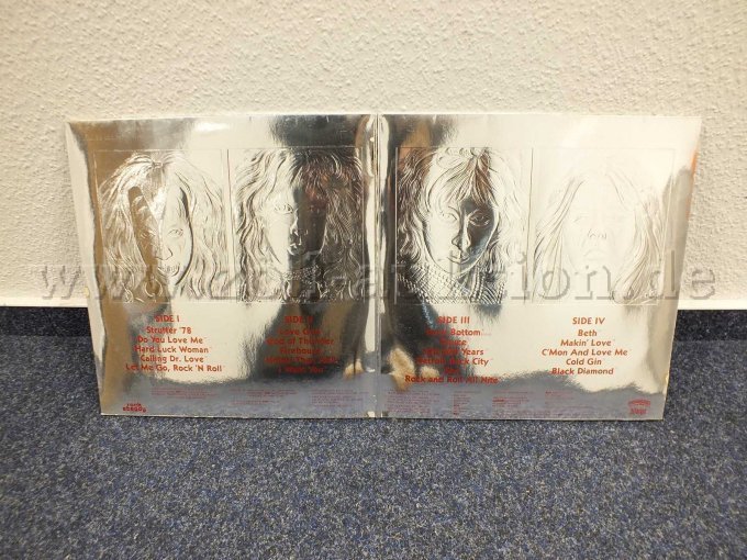 Innenaufnahme der LP "Kiss Double Platinum"