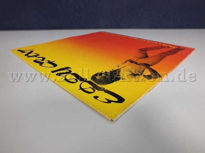 Seitliche Ansicht der LP liegend von links, mit Beschädigungen