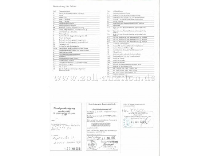 Betriebserlaubnis 2