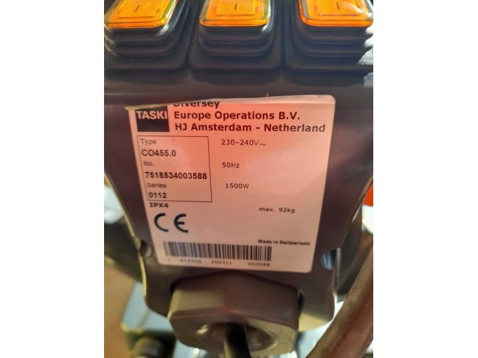 TASKI swingo 455E CE Kennzeichnung
