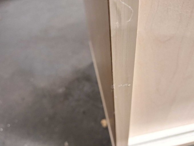 Abschrammungen seitlich