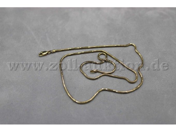 Schlangenhalskette aus 585er Gold