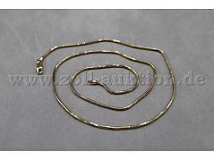 Schlangenhalskette aus 585er Gold