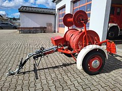 Schlauchanhänger von W. Barth, Fellbach BSA 52/II Seitenansicht